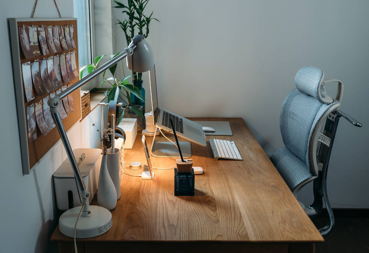 Working from home for someone who normally works from home. 